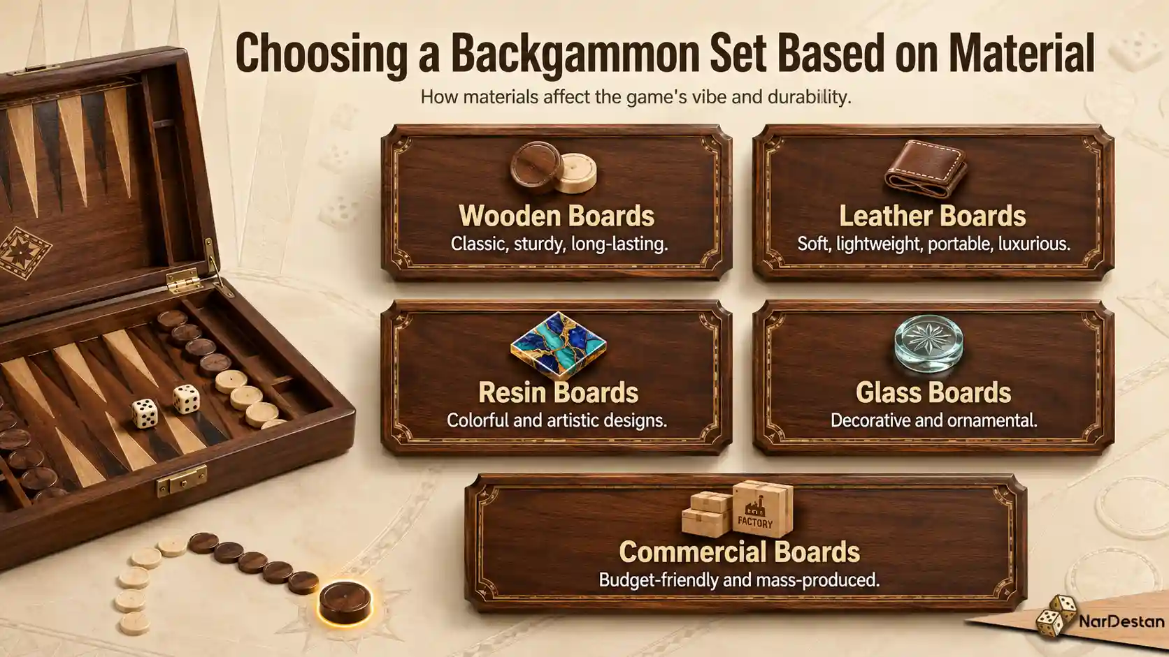 Choosing a Backgammon Set Based on Material