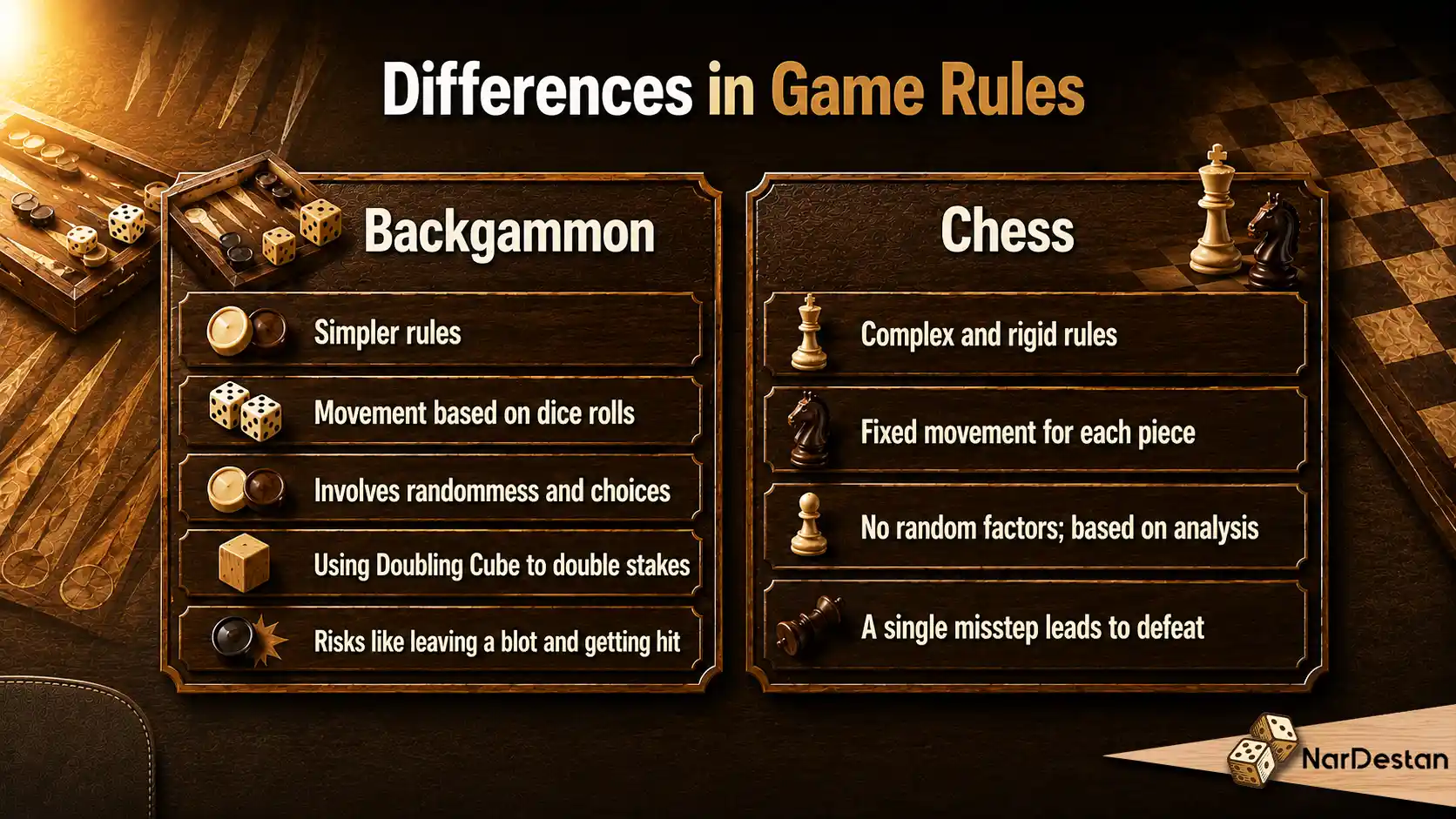 Differences in Game Rules