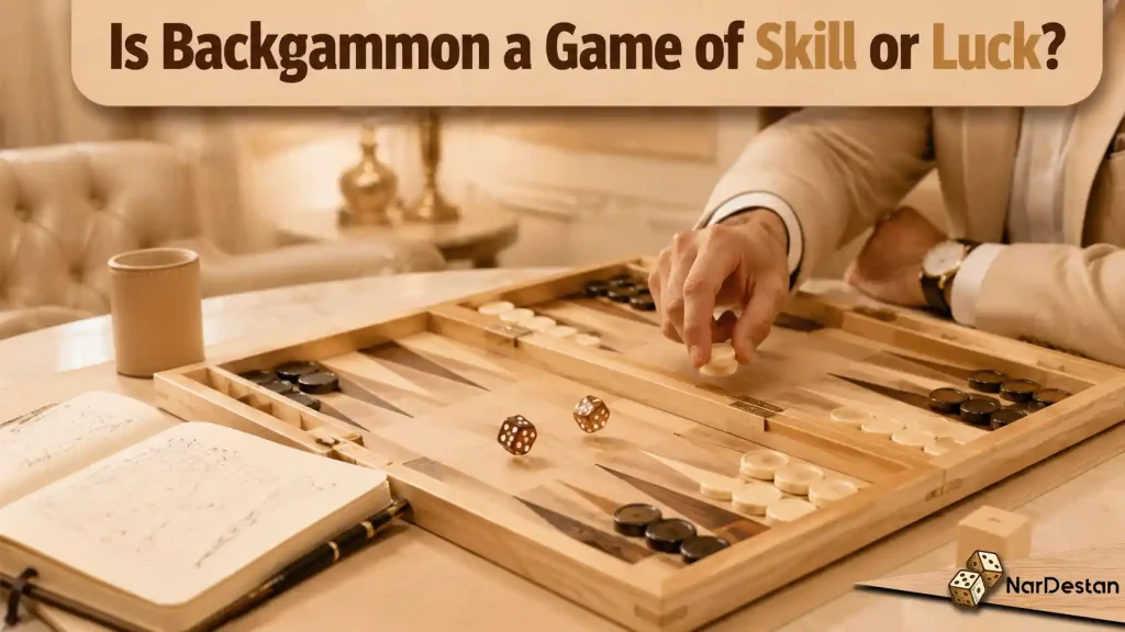 Is Backgammon a Game of Skill or Luck