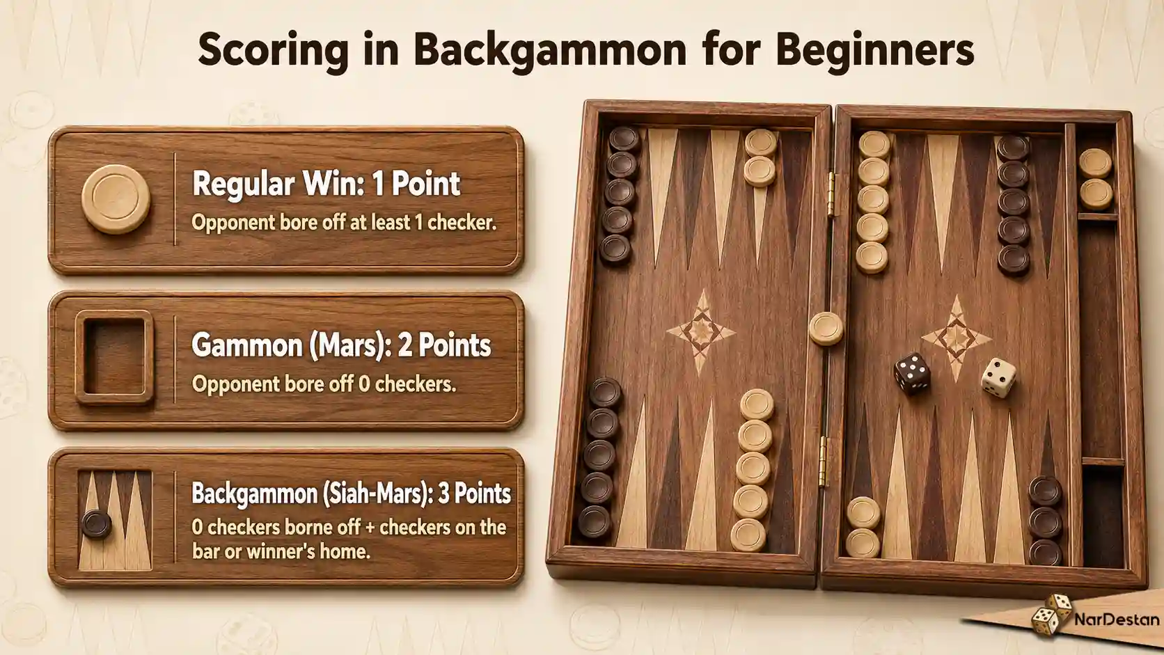 Scoring in Backgammon for Beginners