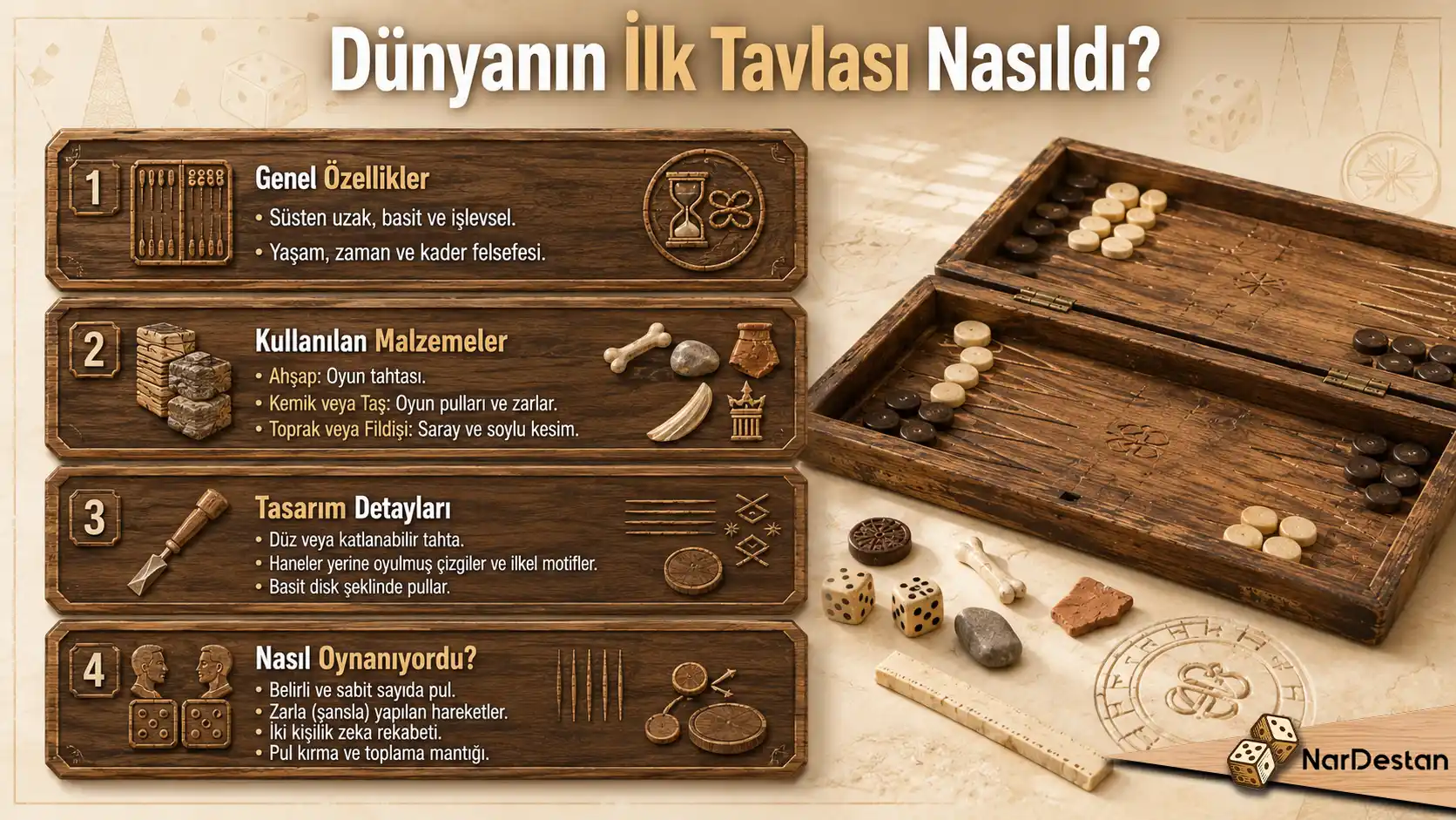 Dünyanın İlk Tavlası Nasıldı