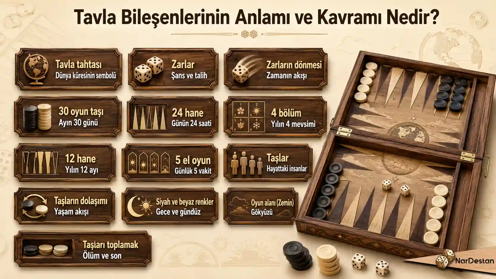 Tavla Bileşenlerinin Anlamı ve Kavramı Nedir