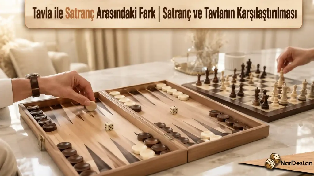 Tavla ile Satranç Arasındaki Fark - Satranç ve Tavlanın Karşılaştırılması