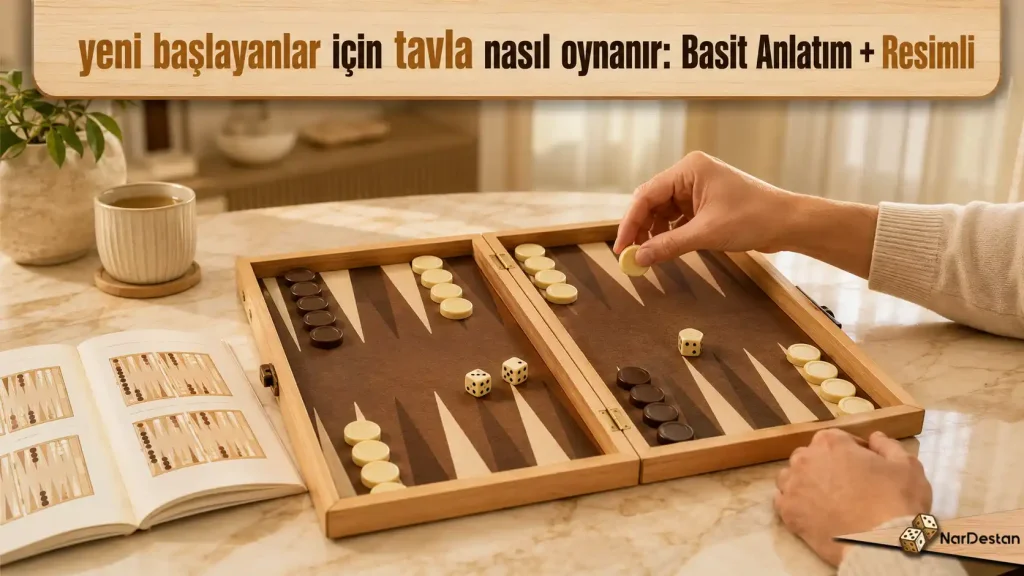 yeni başlayanlar için tavla nasıl oynanır Basit Anlatım + Resimli