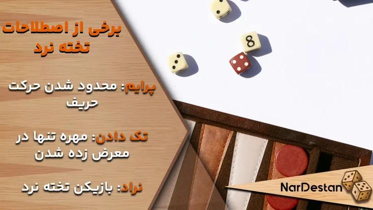 لیست اصطلاحات بازی تخته نرد