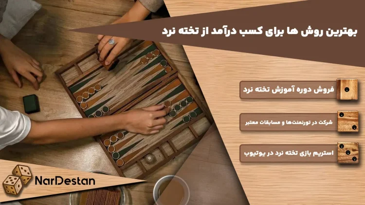 روش های قانونی کسب درآمد از تخته نرد آنلاین