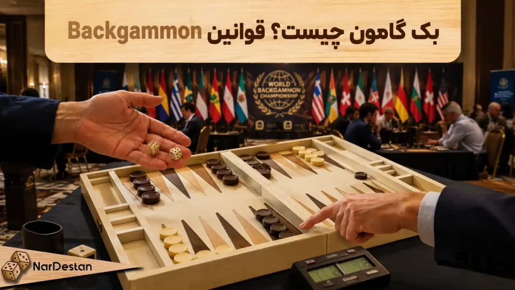 بک گامون چیست؟ قوانین بکگمون Backgammon